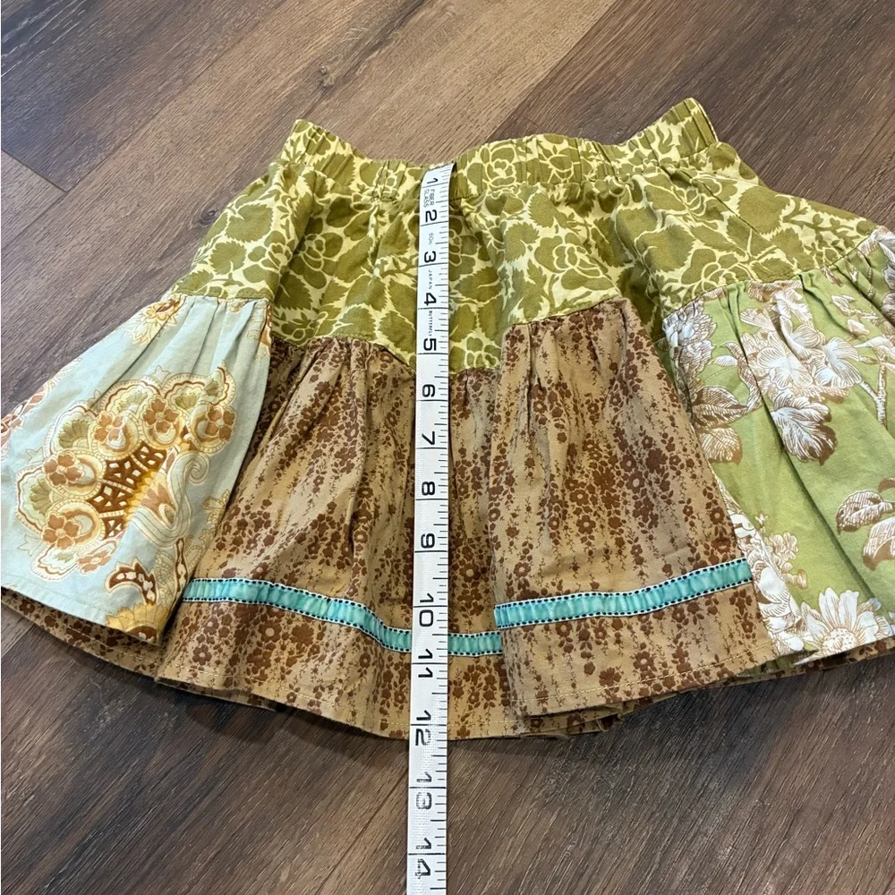Matilda Jane Green Twirl Molly Skirt Size 6 Girl